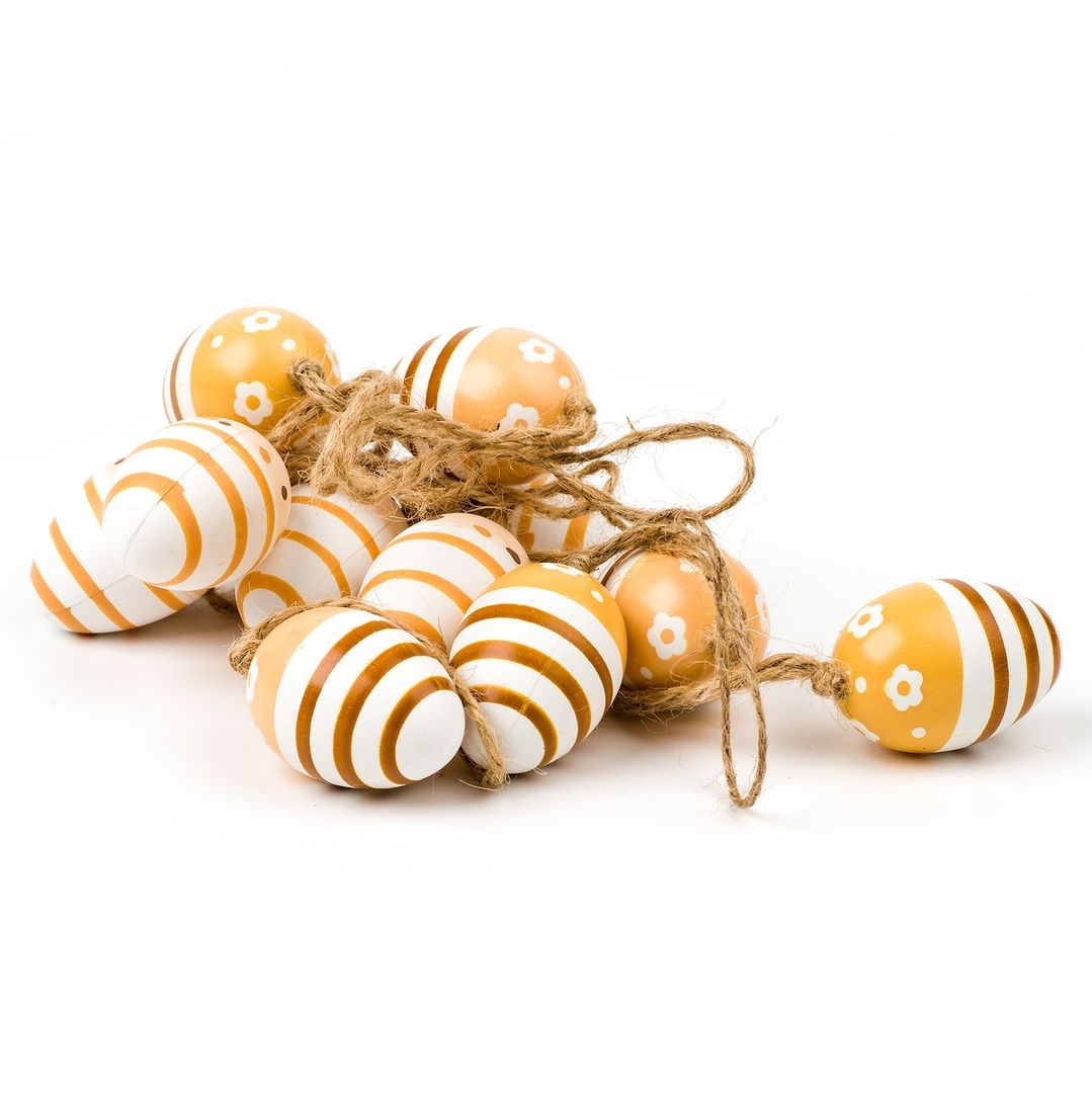 Vajíčka závěs plast S 12 natural